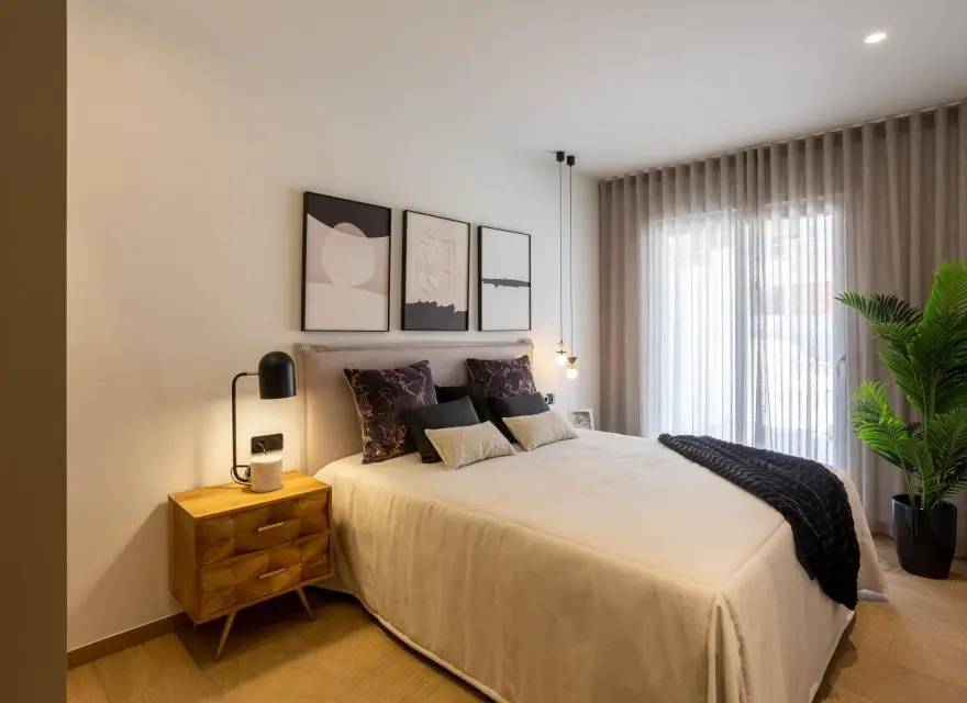 Nowoczesne Bungalowy z Ogrodem lub Solarium w Resorcie Golfowym — Algorfa, Hiszpania (zdjęcie 8 z 12)