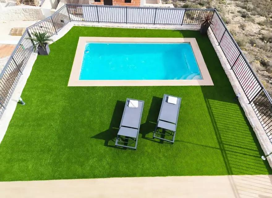 Gotowe Wille z Basenem i Solarium w Ekskluzywnym Resorcie Golfowym — Algorfa, Hiszpania (zdjęcie 2 z 15)