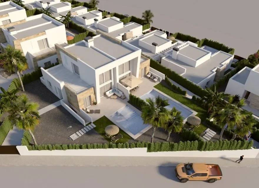 Bliźniacze Wille z Prywatnym Basenem w Resorcie Golfowym La Finca — Algorfa, Hiszpania (zdjęcie 4 z 15)