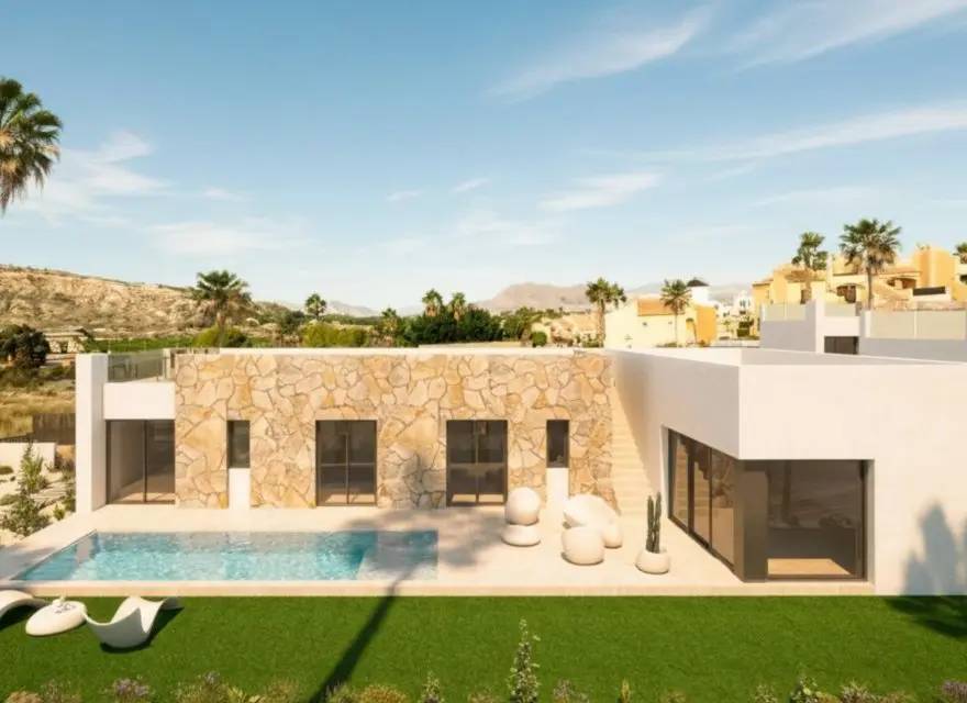 Butikowe Wille z Basenem i Solarium w Drugiej Linii Pola Golfowego — Algorfa, Hiszpania (zdjęcie 5 z 14)
