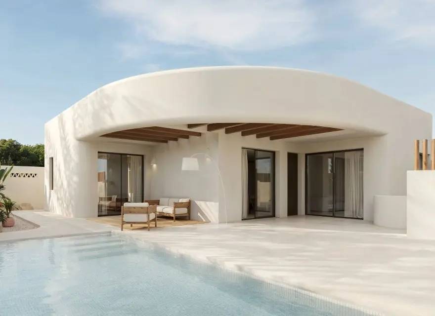 Kameralne Wille z Basenem, Solarium i Garażem blisko Pola Golfowego — Algorfa, Hiszpania (zdjęcie 3 z 13)