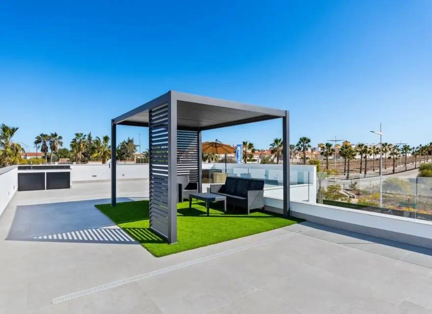 Parterowe Wille z Basenem i Solarium 150 m² w Resorcie La Finca Golf — Algorfa, Hiszpania (zdjęcie 2 z 15)