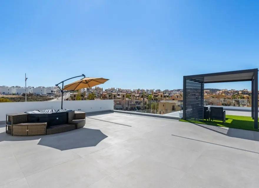 Parterowe Wille z Basenem i Solarium 150 m² w Resorcie La Finca Golf — Algorfa, Hiszpania (zdjęcie 6 z 15)