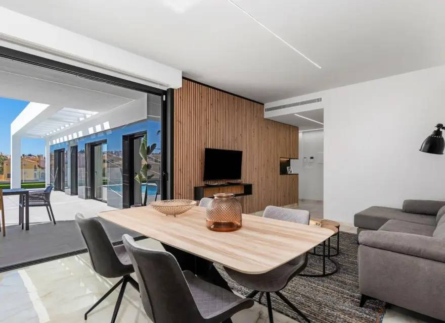 Parterowe Wille z Basenem i Solarium 150 m² w Resorcie La Finca Golf — Algorfa, Hiszpania (zdjęcie 7 z 15)