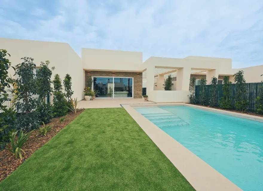 Nowoczesne Wille z Basenem i Piwnicą 171 m² w Resorcie La Finca Golf — Algorfa, Hiszpania (zdjęcie 2 z 15)