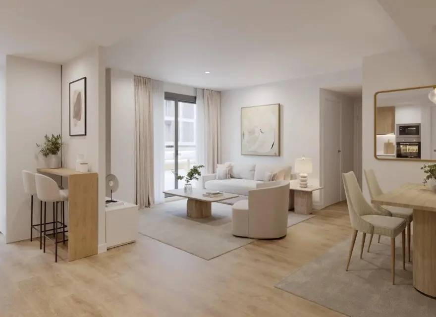 Apartamenty z Panoramicznym Widokiem na Alicante i Wspólnym Basenem — Alicante, Hiszpania (zdjęcie 7 z 11)
