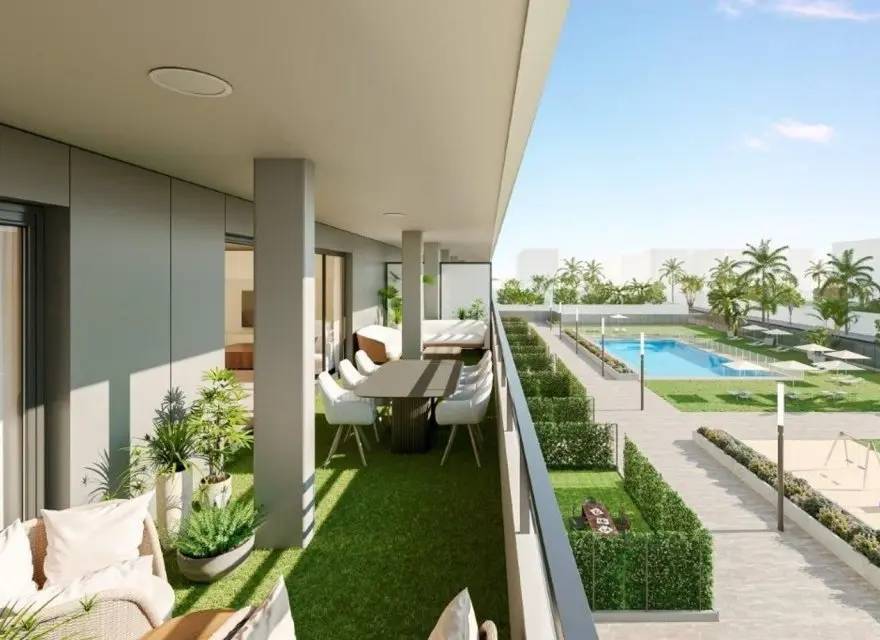 Nadmorskie Apartamenty z Tarasem 10 Minut Spacerem od Plaży San Juan — Alicante, Hiszpania (zdjęcie 1 z 15)