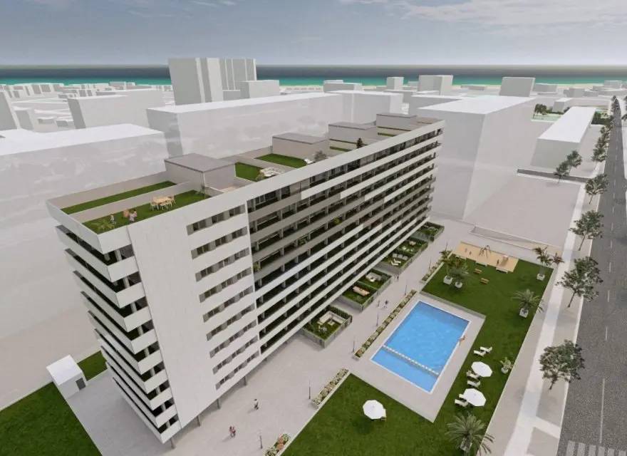 Nadmorskie Apartamenty z Tarasem 10 Minut Spacerem od Plaży San Juan — Alicante, Hiszpania (zdjęcie 10 z 15)