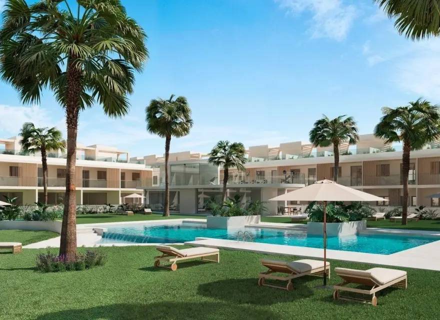 Domy Bliźniacze na Zielonym Osiedlu 5 Minut od Plaży Muchavista — San Juan de Alicante, Hiszpania (zdjęcie 1 z 15)
