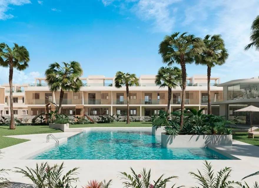 Domy Bliźniacze na Zielonym Osiedlu 5 Minut od Plaży Muchavista — San Juan de Alicante, Hiszpania (zdjęcie 2 z 15)