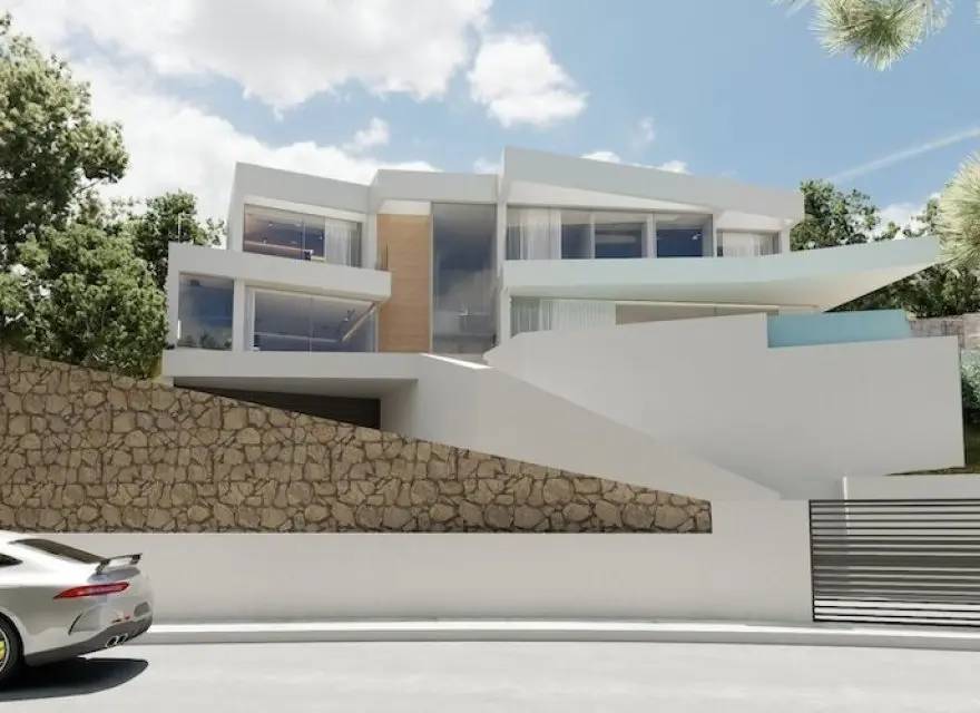 Willa z Basenem Infinity i Panoramicznym Widokiem na Morze w Altea Hills — Altea, Hiszpania (zdjęcie 2 z 9)