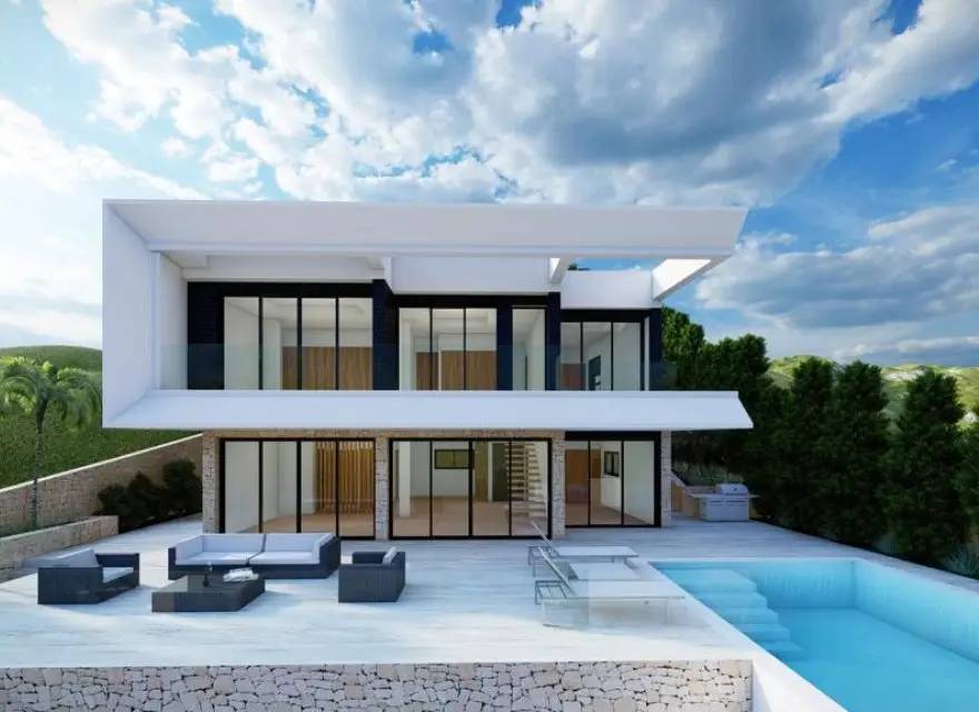 Trzypoziomowa Willa z Windą i Basenem Bez Krawędzi w Altea Hills — Altea, Hiszpania (zdjęcie 1 z 10)