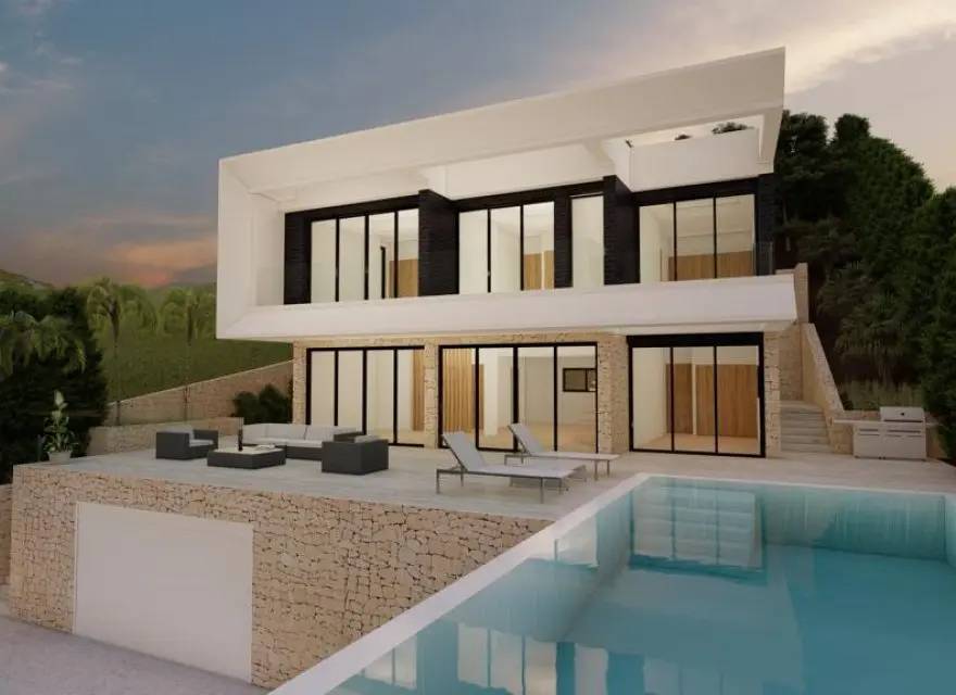 Trzypoziomowa Willa z Windą i Basenem Bez Krawędzi w Altea Hills — Altea, Hiszpania (zdjęcie 3 z 10)