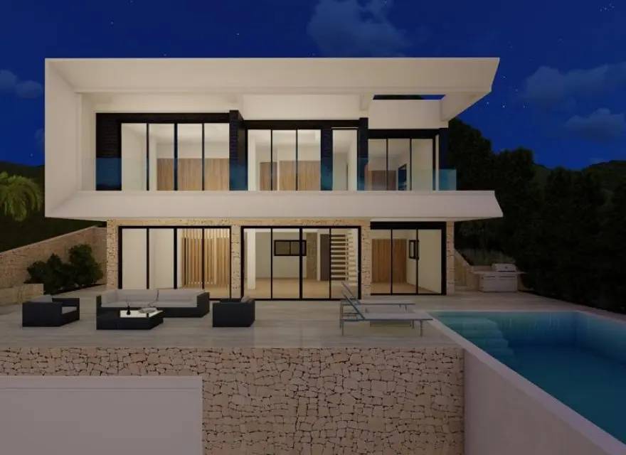 Trzypoziomowa Willa z Windą i Basenem Bez Krawędzi w Altea Hills — Altea, Hiszpania (zdjęcie 8 z 10)