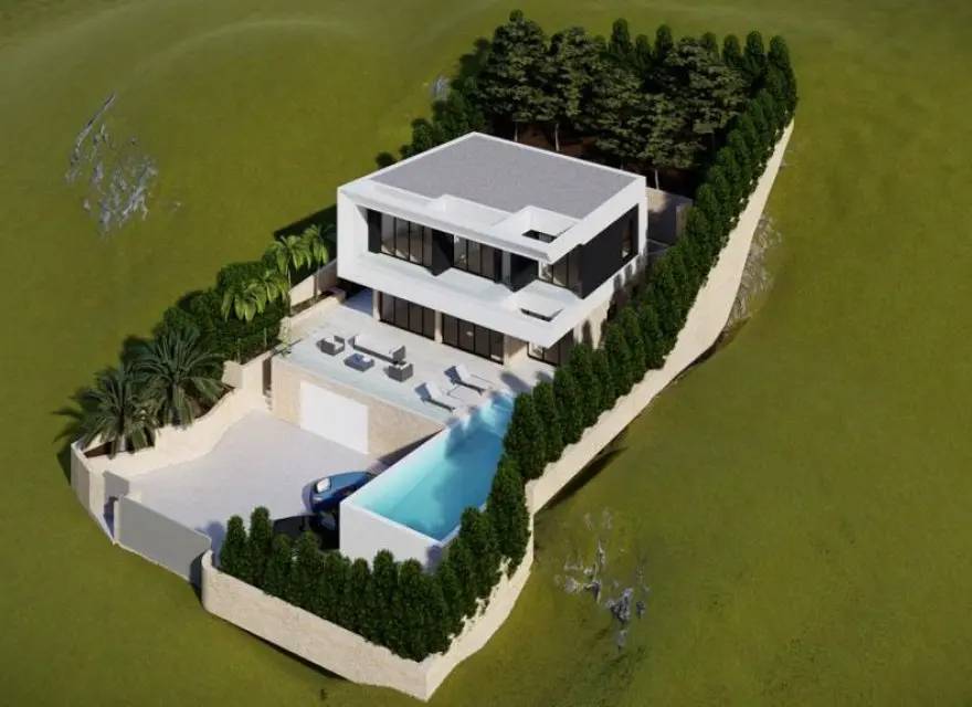 Trzypoziomowa Willa z Windą i Basenem Bez Krawędzi w Altea Hills — Altea, Hiszpania (zdjęcie 9 z 10)