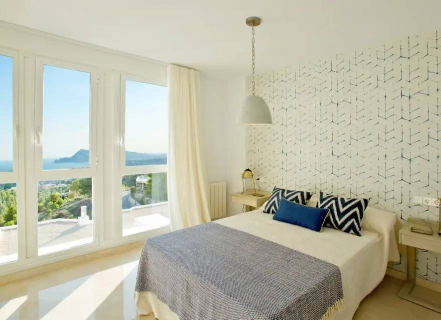 Awangardowe Wille z Panoramicznym Widokiem na Morze i Benidorm — Altea, Hiszpania (zdjęcie 7 z 15)