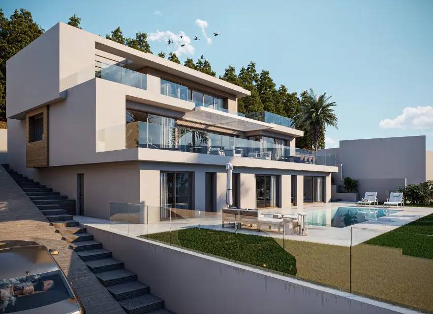 Willa na Wzgórzu z Panoramą Morza i Gór, Działka 1 000 m² — Altea, Hiszpania (zdjęcie 4 z 15)