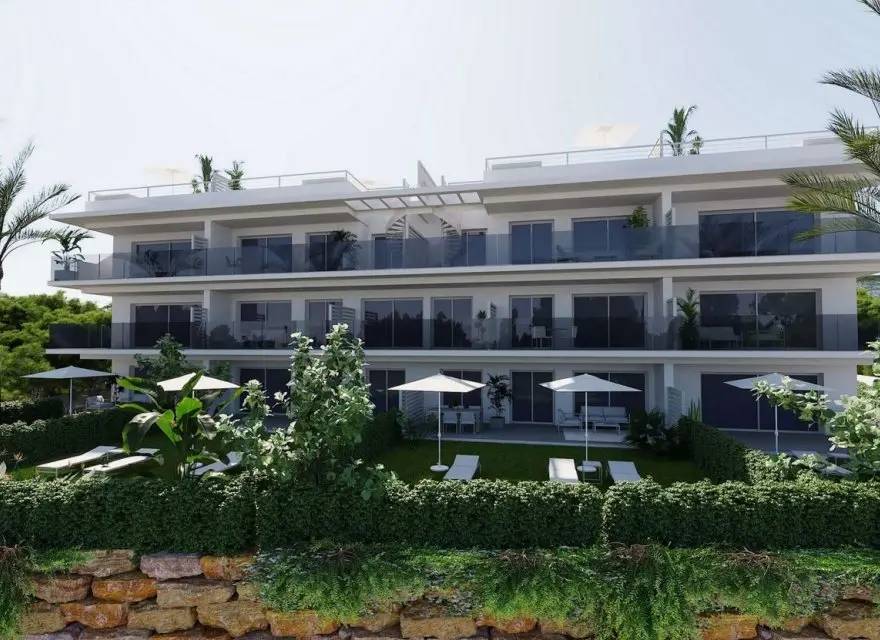 Apartamenty, Parterowe Lokale i Penthouse’y z Widokiem na Morze w Finestrat — Finestrat, Hiszpania (zdjęcie 1 z 7)