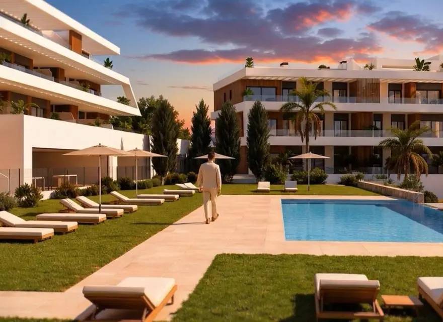Apartamenty z Widokiem na Morze w Ogrodzonym Resorcie z Kaskadowymi Basenami — Finestrat, Hiszpania (zdjęcie 5 z 15)