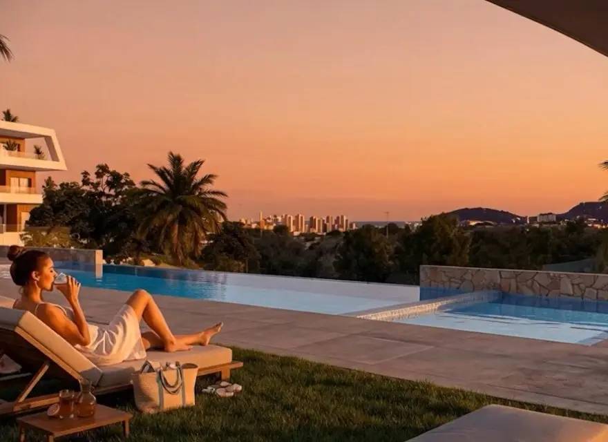Apartamenty z Widokiem na Morze w Ogrodzonym Resorcie z Kaskadowymi Basenami — Finestrat, Hiszpania (zdjęcie 8 z 15)