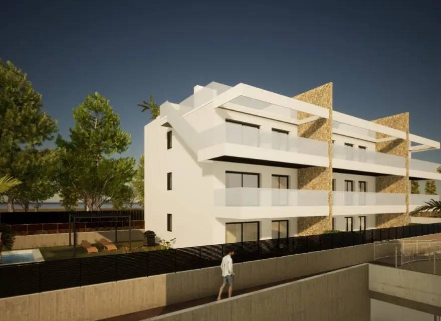 Apartamenty z Widokiem na Morze i Panoramę Benidormu na Zamkniętym Osiedlu — Finestrat, Hiszpania (zdjęcie 4 z 12)