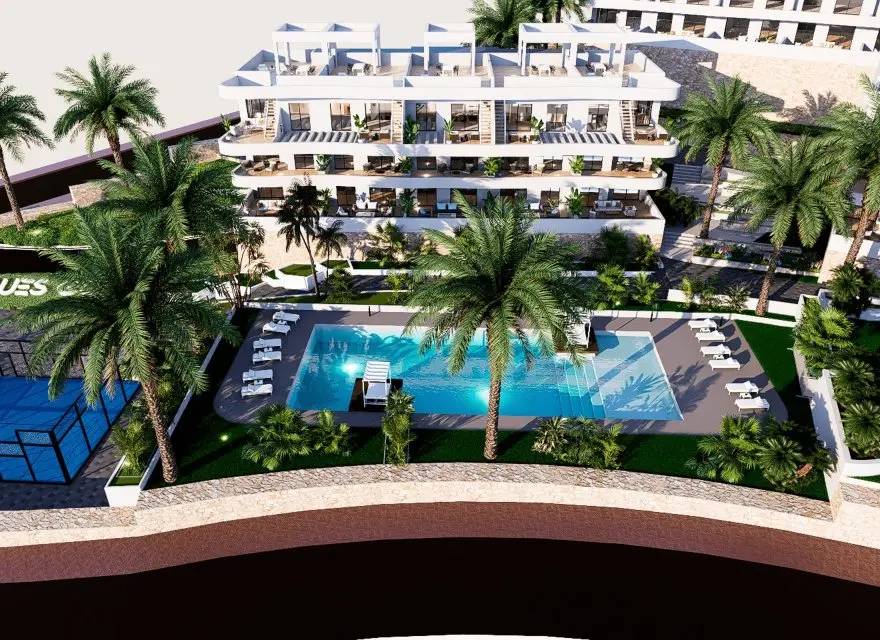 Apartamenty z Ogrodem lub Solarium blisko Pola Golfowego w Balcón de Finestrat — Finestrat, Hiszpania (zdjęcie 1 z 15)
