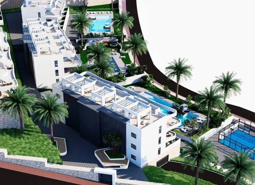 Apartamenty z Ogrodem lub Solarium blisko Pola Golfowego w Balcón de Finestrat — Finestrat, Hiszpania (zdjęcie 3 z 15)