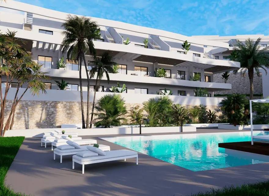 Apartamenty z Ogrodem lub Solarium blisko Pola Golfowego w Balcón de Finestrat — Finestrat, Hiszpania (zdjęcie 5 z 15)