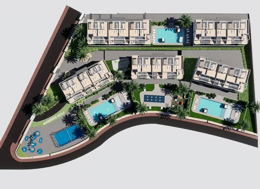 Apartamenty z Ogrodem lub Solarium blisko Pola Golfowego w Balcón de Finestrat — Finestrat, Hiszpania (zdjęcie 8 z 15)