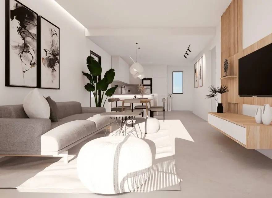 Apartamenty z Ogrodem lub Solarium blisko Pola Golfowego w Balcón de Finestrat — Finestrat, Hiszpania (zdjęcie 11 z 15)