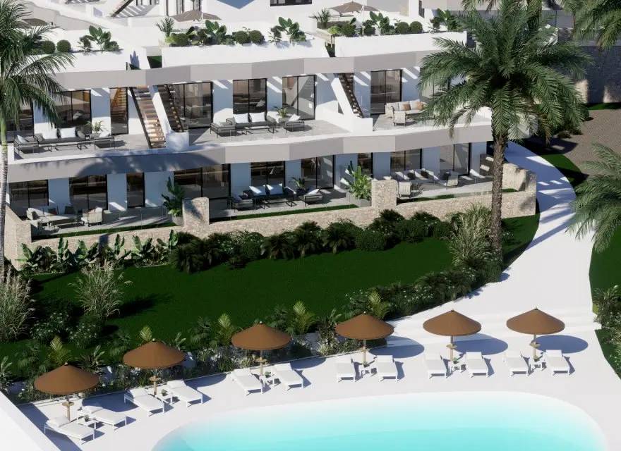 Nowoczesne Domy z Panoramicznym Widokiem na Morze i Benidorm w Finestrat — Finestrat, Hiszpania (zdjęcie 14 z 15)