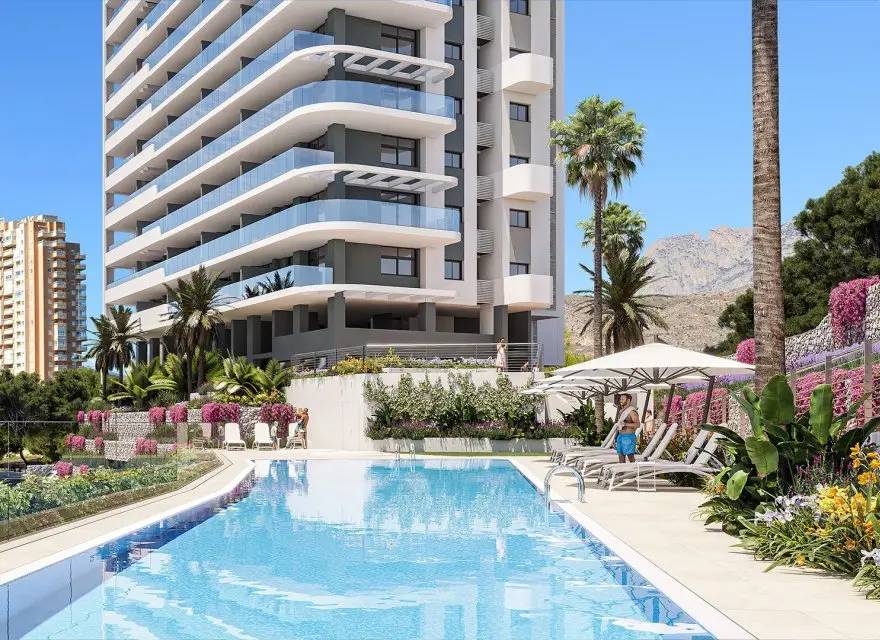 Nowoczesne Apartamenty w Wieżowcu przy Polu Golfowym i Plaży Poniente w Benidorm — Benidorm, Hiszpania (zdjęcie 3 z 9)