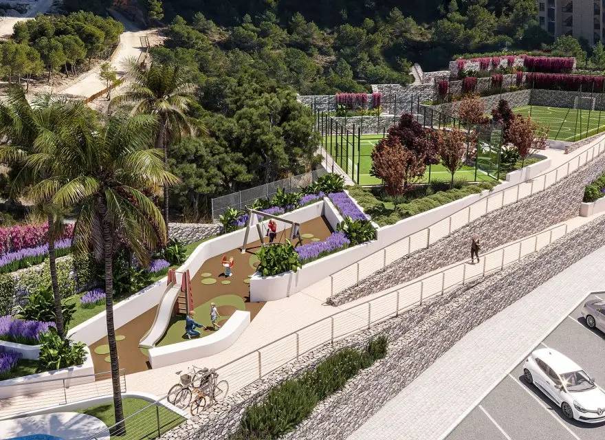 Nowoczesne Apartamenty w Wieżowcu przy Polu Golfowym i Plaży Poniente w Benidorm — Benidorm, Hiszpania (zdjęcie 9 z 9)