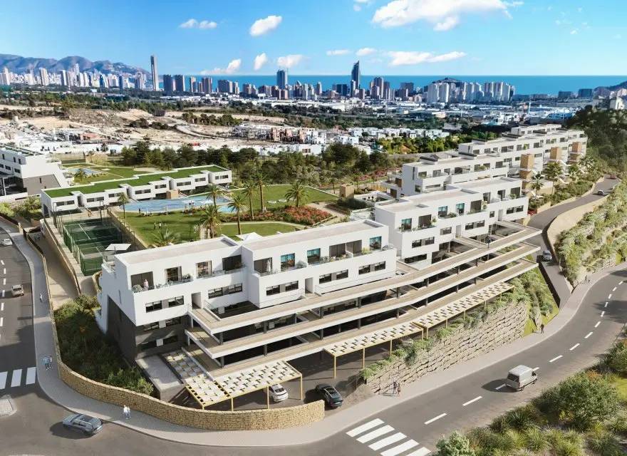 Przestronne Apartamenty z Ogrodem lub Solarium i Widokiem na Morze w Finestrat — Finestrat, Hiszpania (zdjęcie 1 z 15)