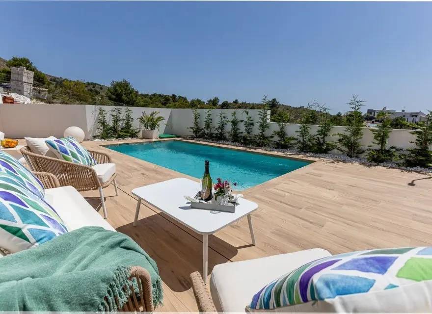 Nowoczesne Wille z Basenem i Solarium z Widokiem 360° w Balcón de Finestrat — Finestrat, Hiszpania (zdjęcie 3 z 15)