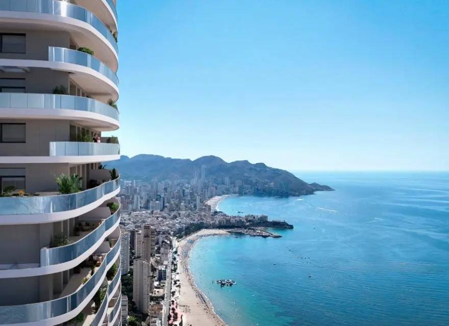 Luksusowe Apartamenty w Najwyższym Wieżowcu Mieszkalnym Europy przy Plaży Poniente — Benidorm, Hiszpania (zdjęcie 1 z 10)