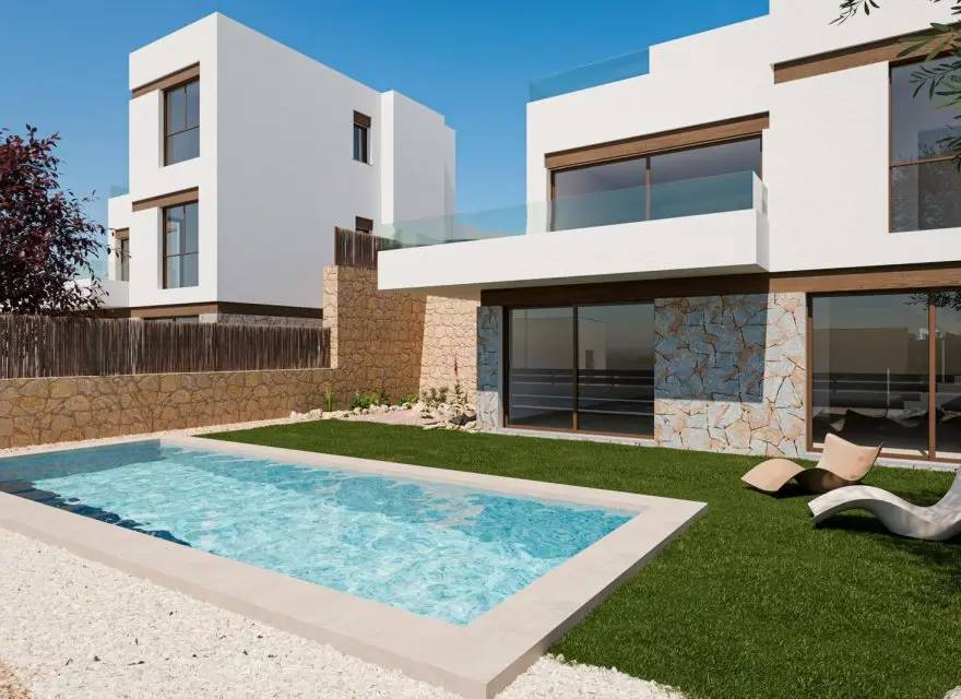 Nowoczesne Wille z Basenem i Solarium Kilometr od Pola Golfowego w Finestrat — Finestrat, Hiszpania (zdjęcie 2 z 12)