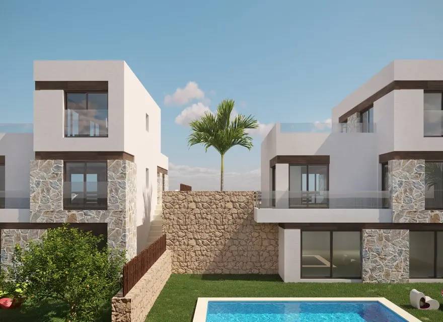 Nowoczesne Wille z Basenem i Solarium Kilometr od Pola Golfowego w Finestrat — Finestrat, Hiszpania (zdjęcie 4 z 12)