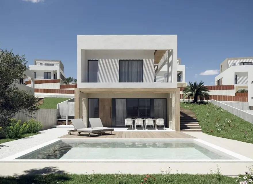Architektoniczne Wille z Basenem i Tarasem z Widokiem na Benidorm i Sierra Cortina — Finestrat, Hiszpania (zdjęcie 2 z 9)