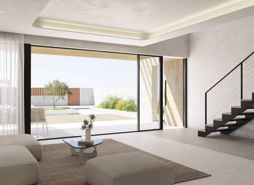 Architektoniczne Wille z Basenem i Tarasem z Widokiem na Benidorm i Sierra Cortina — Finestrat, Hiszpania (zdjęcie 6 z 9)