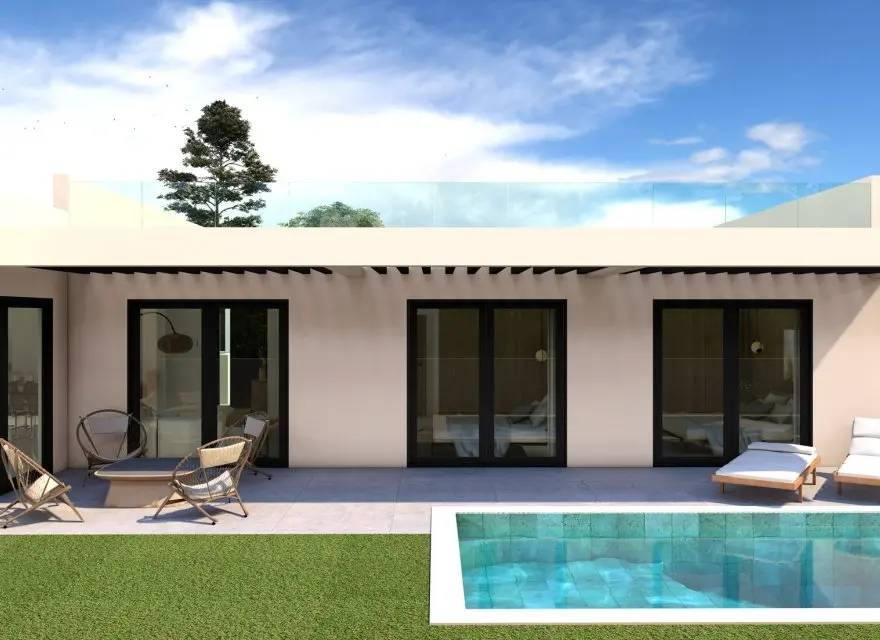 Nowoczesne Wille z Basenem, Solarium i Garażem z Widokiem na Morze w Finestrat — Finestrat, Hiszpania (zdjęcie 1 z 15)