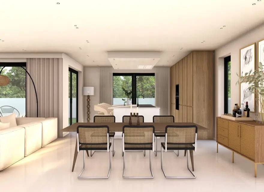 Nowoczesne Wille z Basenem, Solarium i Garażem z Widokiem na Morze w Finestrat — Finestrat, Hiszpania (zdjęcie 12 z 15)