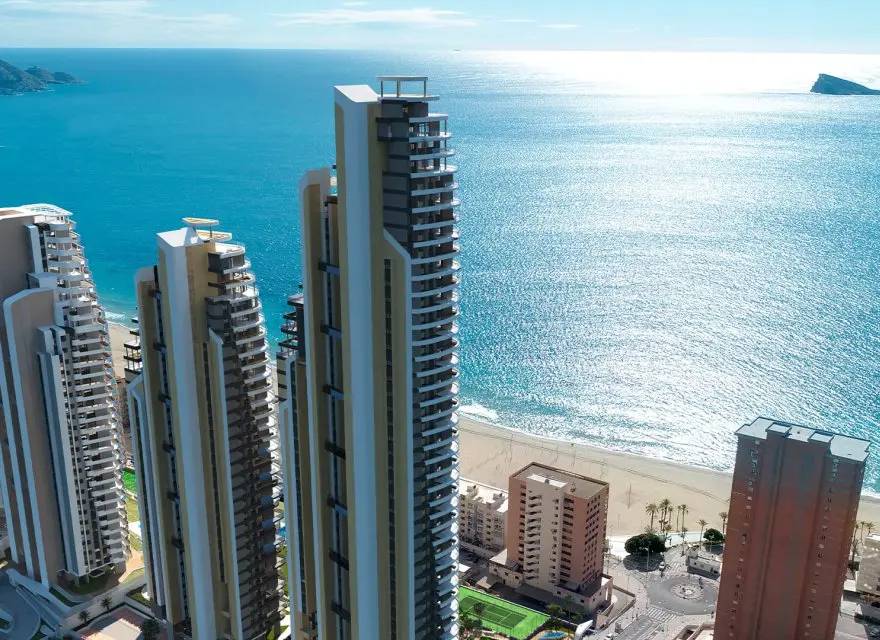 Luksusowe Apartamenty w Ikonicznych Wieżach kilka Metrów od Plaży Poniente — Benidorm, Hiszpania (zdjęcie 4 z 14)