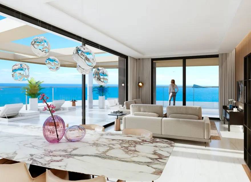 Luksusowe Apartamenty w Ikonicznych Wieżach kilka Metrów od Plaży Poniente — Benidorm, Hiszpania (zdjęcie 9 z 14)