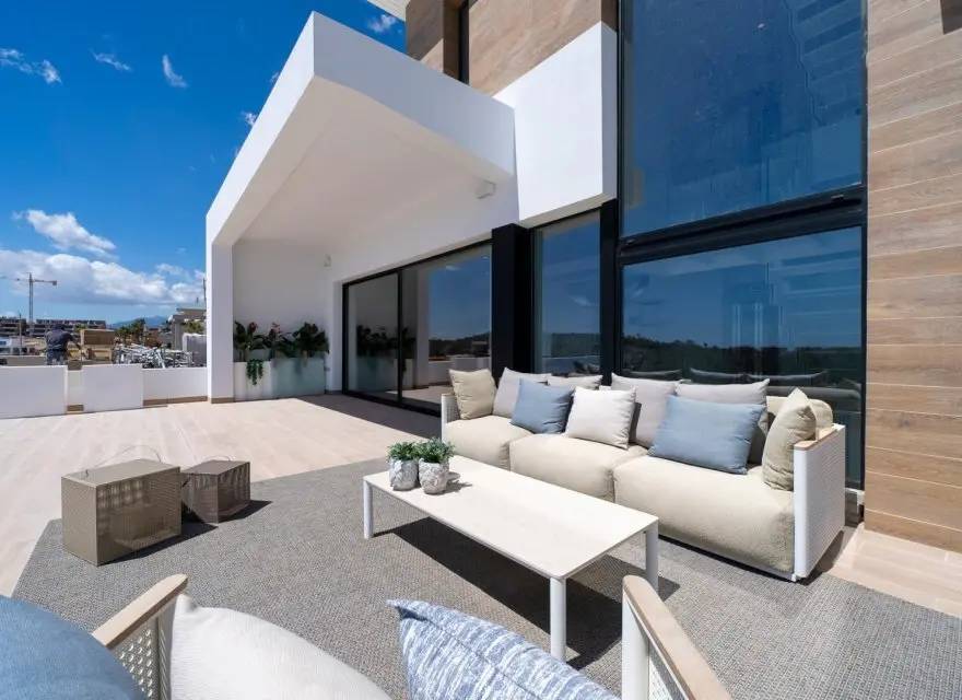 Luksusowe Wille z Windą, Basenem Infinity i Solarium z Widokiem na Benidorm — Finestrat, Hiszpania (zdjęcie 3 z 15)