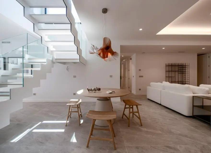 Luksusowe Wille z Windą, Basenem Infinity i Solarium z Widokiem na Benidorm — Finestrat, Hiszpania (zdjęcie 12 z 15)