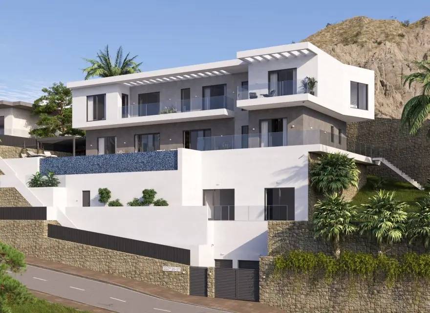 Rezydencja z 7 Sypialniami, Basenem i Solarium z Widokiem na Morze — Finestrat, Hiszpania (zdjęcie 4 z 15)