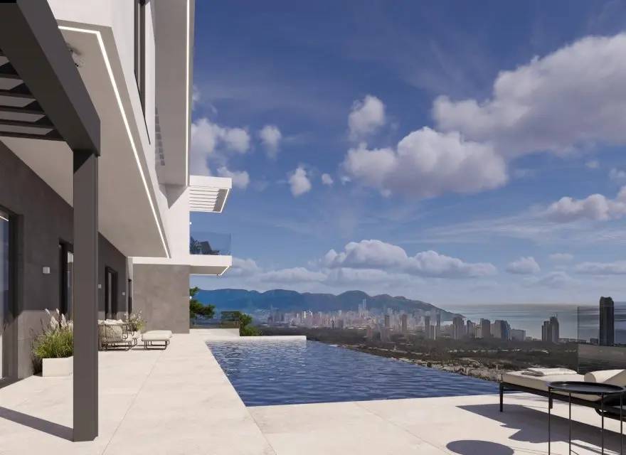 Rezydencja z 7 Sypialniami, Basenem i Solarium z Widokiem na Morze — Finestrat, Hiszpania (zdjęcie 6 z 15)