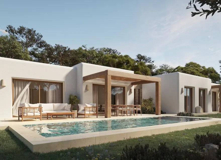 Willa w Stylu Ibizańskim z Basenem 1 km od Plaży La Fustera — Benissa, Hiszpania (zdjęcie 1 z 9)