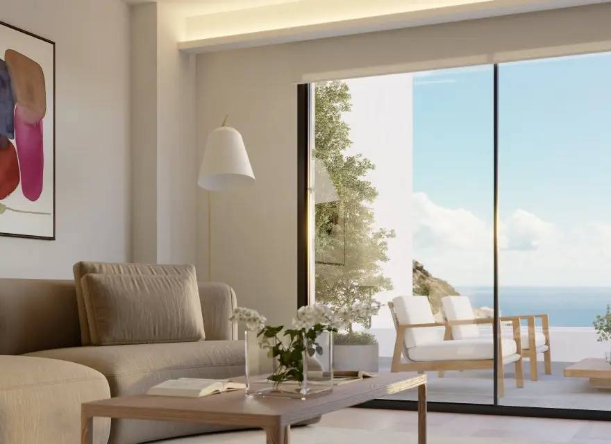 Kameralne Apartamenty z Ogrodem lub Solarium i Widokiem na Morze w Cumbre del Sol — Benitachell, Hiszpania (zdjęcie 6 z 15)
